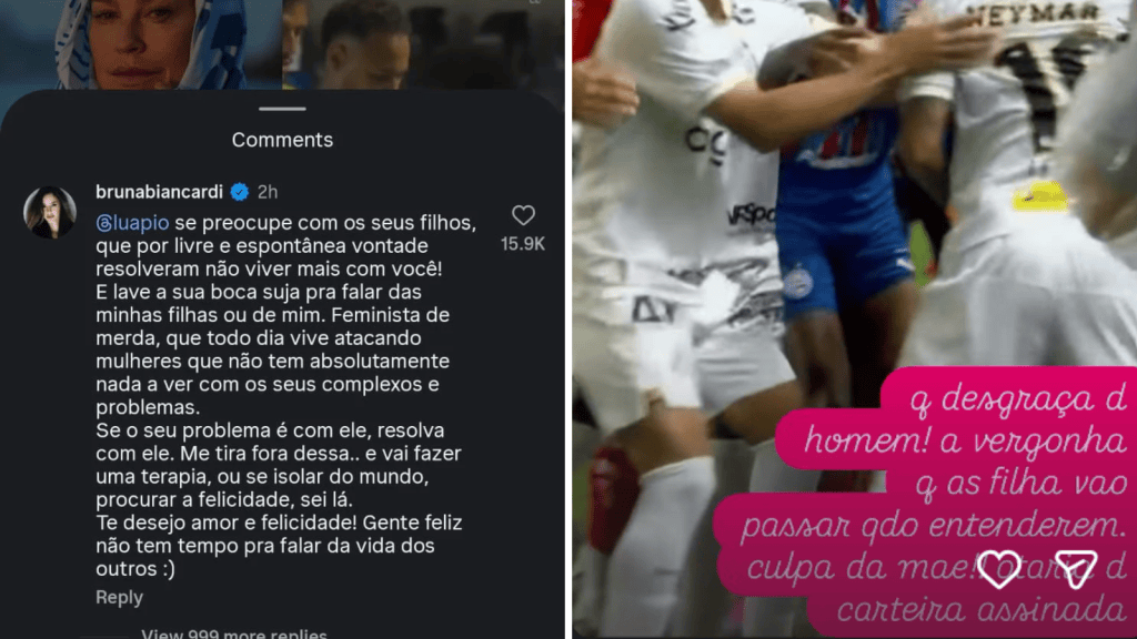 Bruna Biancardi detona Piovani ap&oacute;s coment&aacute;rios a Neymar: &ldquo;Lave sua boca&rdquo;
