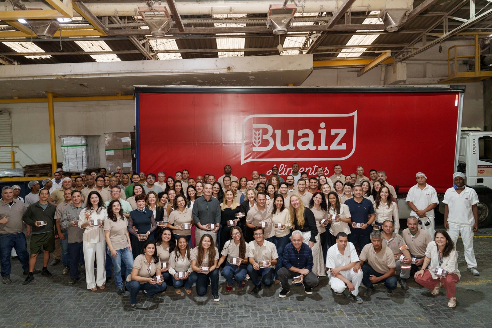 Buaiz Alimentos celebra 85 anos com a&ccedil;&atilde;o especial para colaboradores
