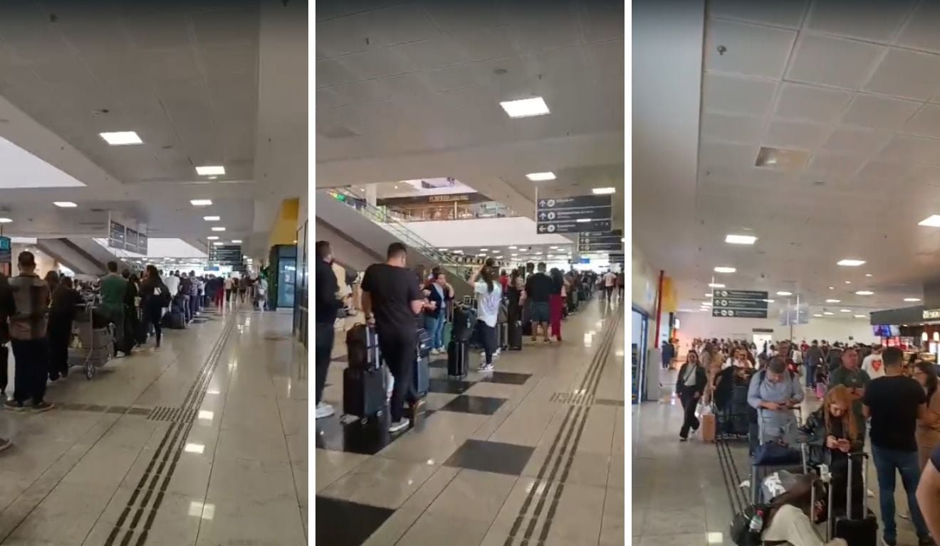 Voos s&atilde;o desviados para Vit&oacute;ria e passageiros enfrentam filas