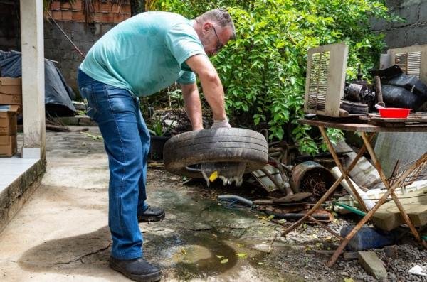 Mobilização contra a Dengue: Visitas domiciliares abrangem sete bairros da Serra esta semana