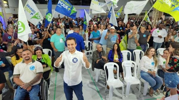 Grande evento oficializa a candidatura de Lucas Scaramussa à prefeitura de Linhares