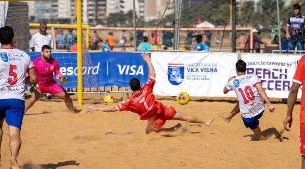 Jogo das estrelas do beach soccer acontece domingo na Arena de Verão