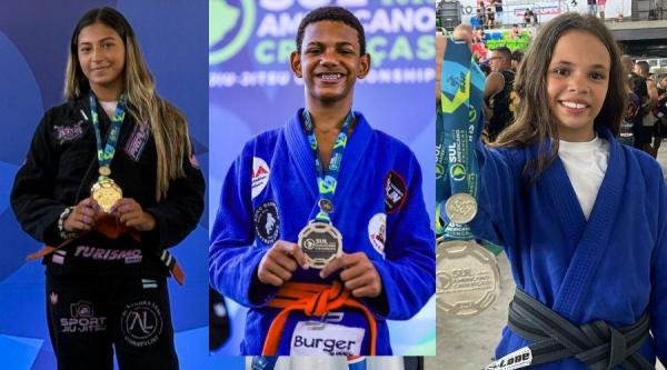 ​Contemplados pelo Bolsa Atleta se destacam no Sul-Americano de Jiu-Jítsu