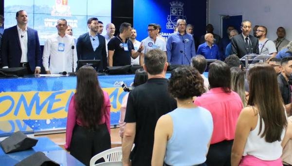Podemos-ES define chapa para as eleições 2022 em convenção, e o Prefeito de Vila Velha Arnaldinho Borgo anuncia seu apoio