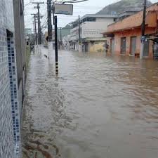 Chuvas em Vila Velha - Jerônimo Monteiro em Paul alagado
